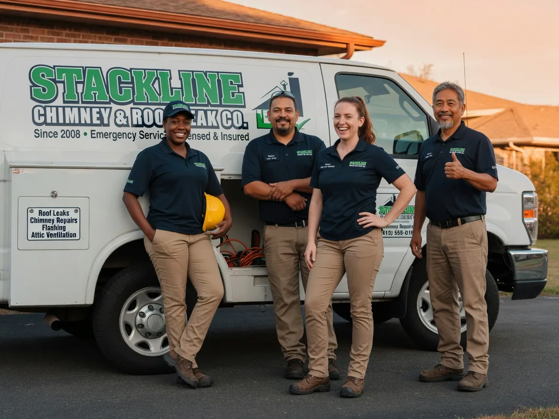 Chimney flashing repair company in Earlsboro, OK